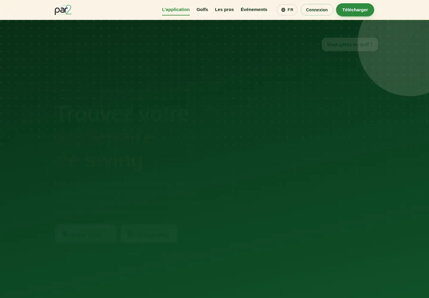 Screenshot of golfpar2.com