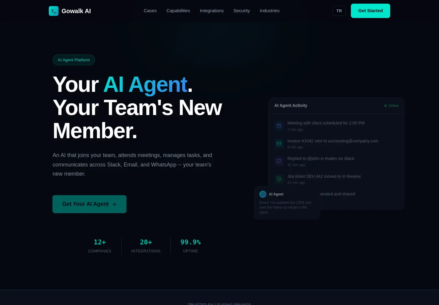 Screenshot of gowalk.com