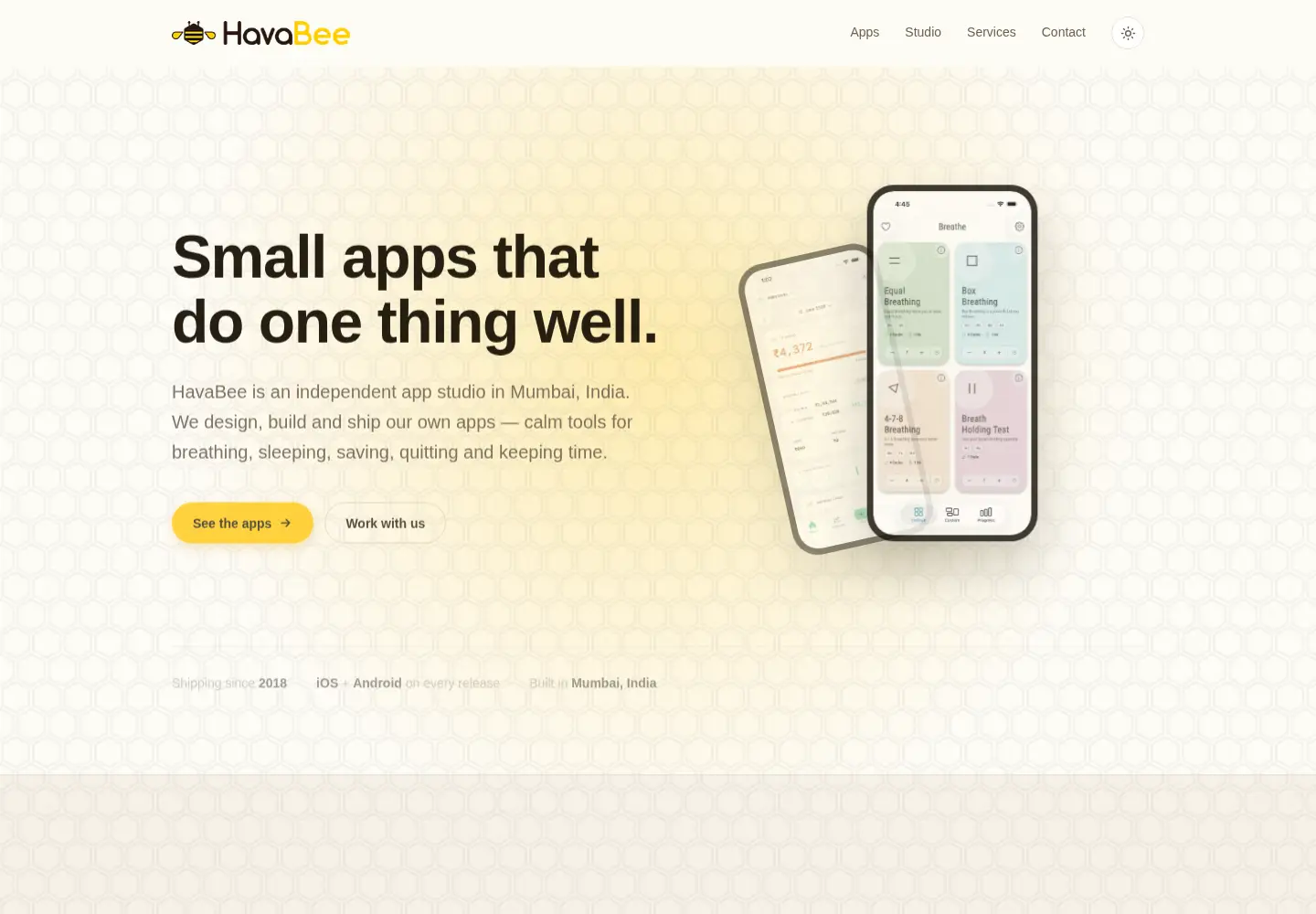 Screenshot of havabee.com