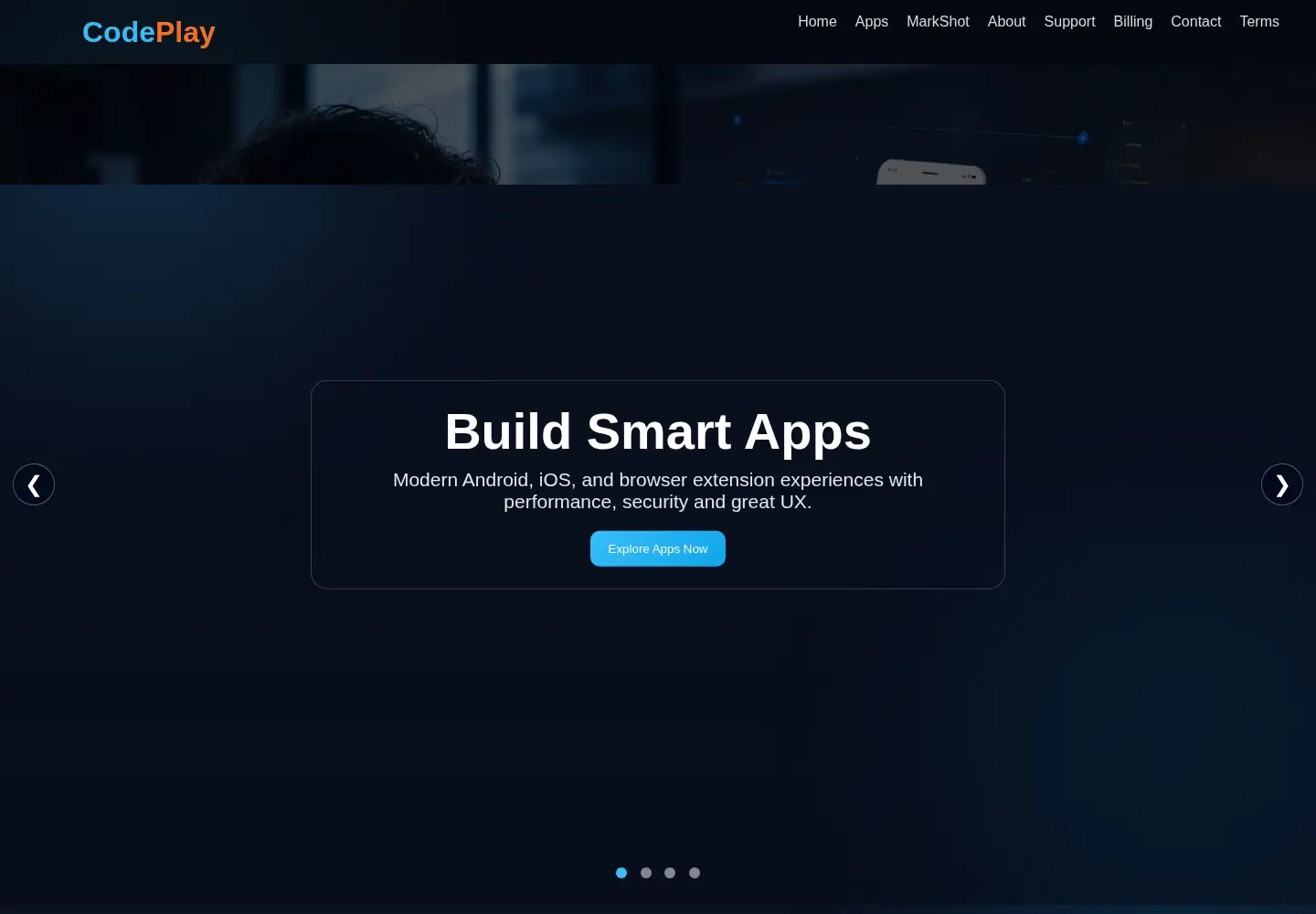 Screenshot of htmlcodeplay.com