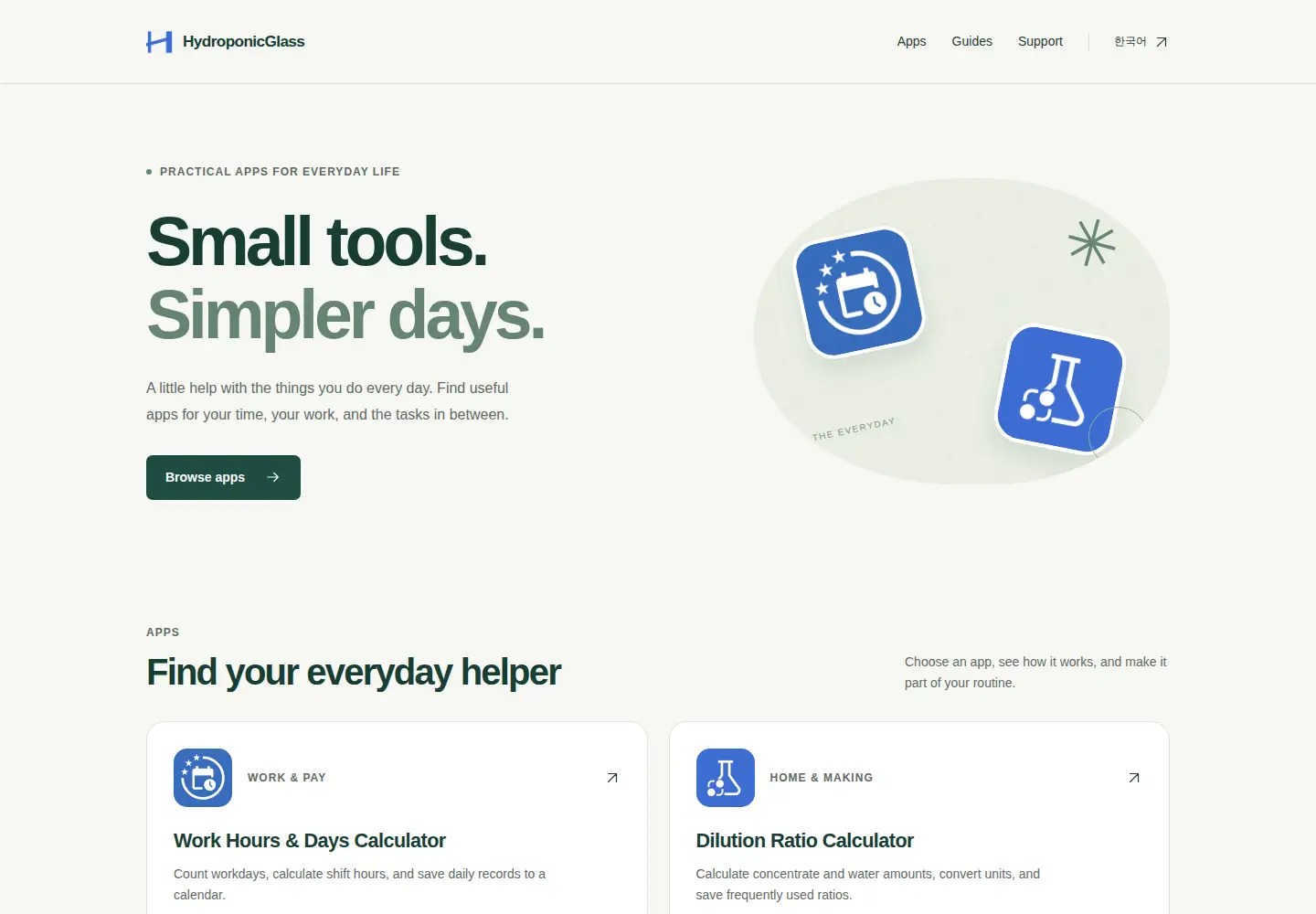 Screenshot of hydroponicglass.com