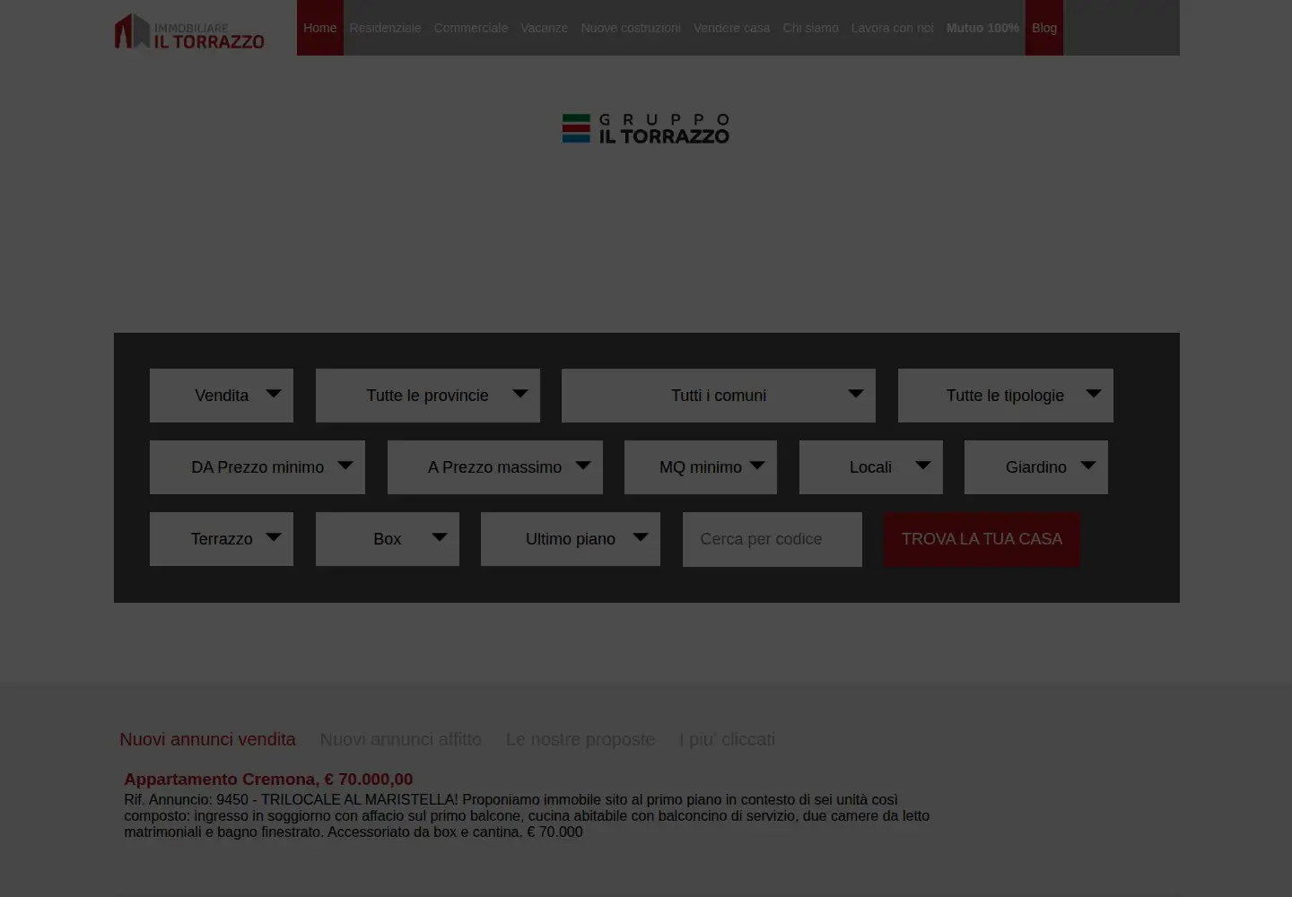 Screenshot of iltorrazzo.com