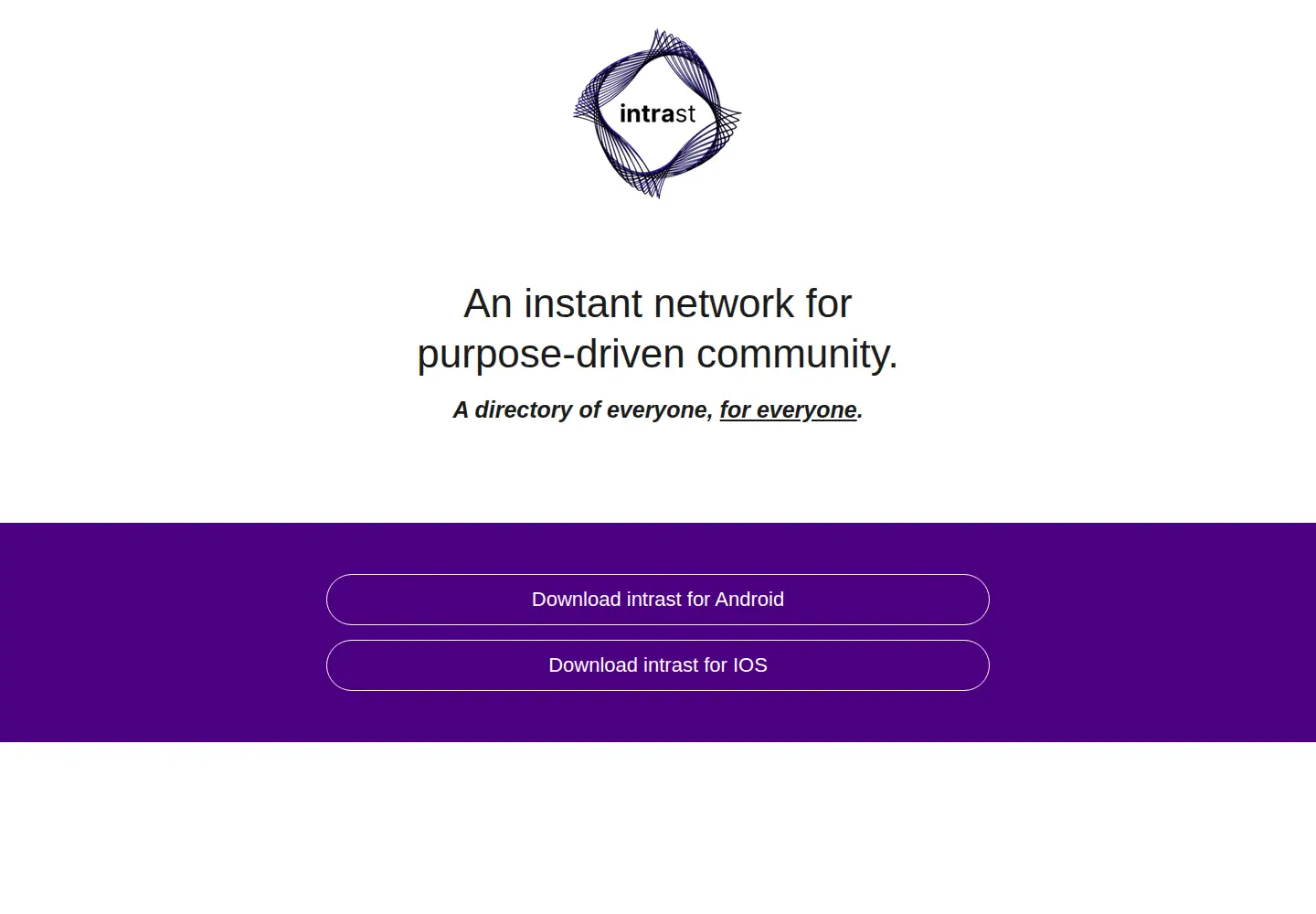 Screenshot of intrastapp.com