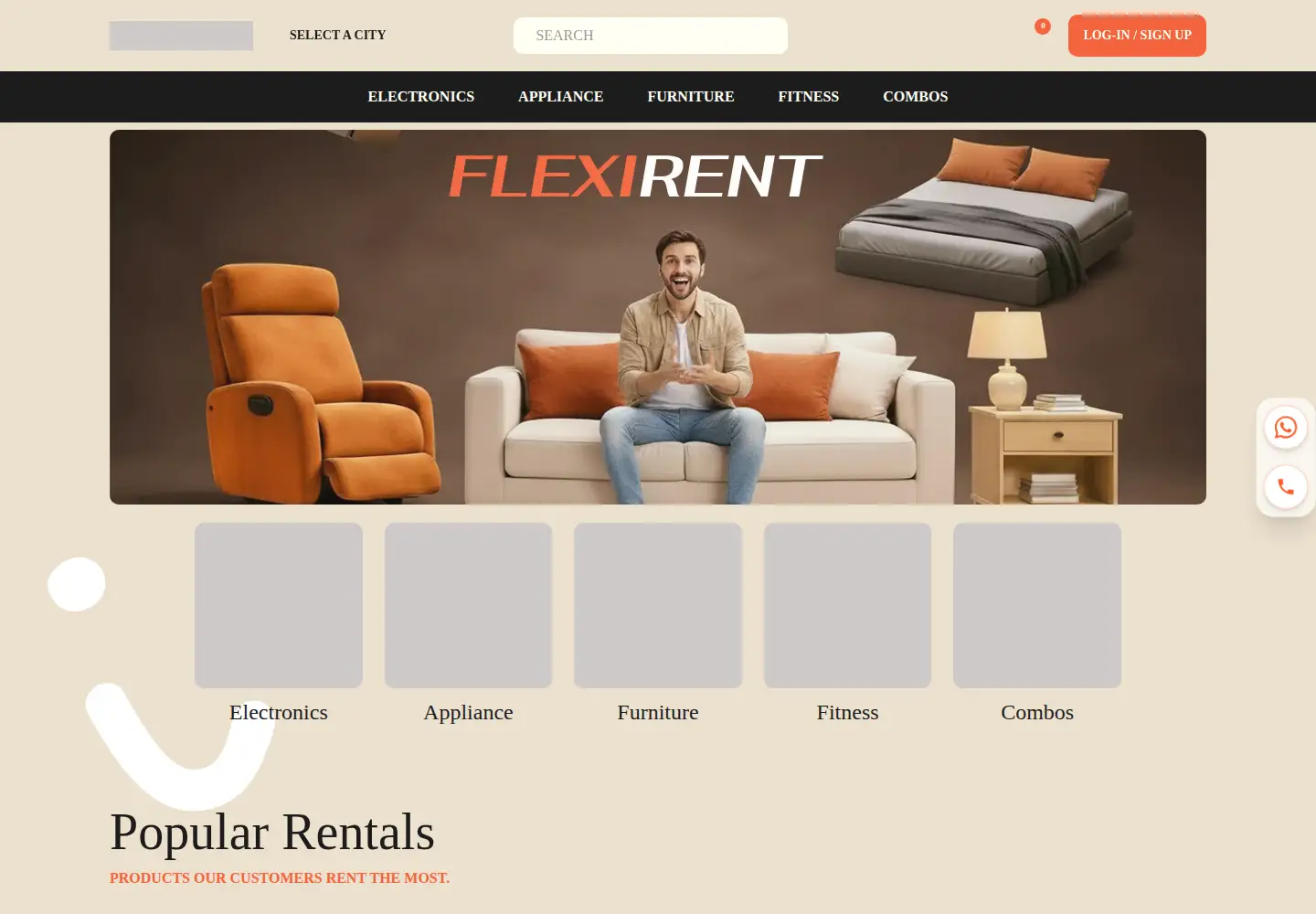Screenshot of irentout.com