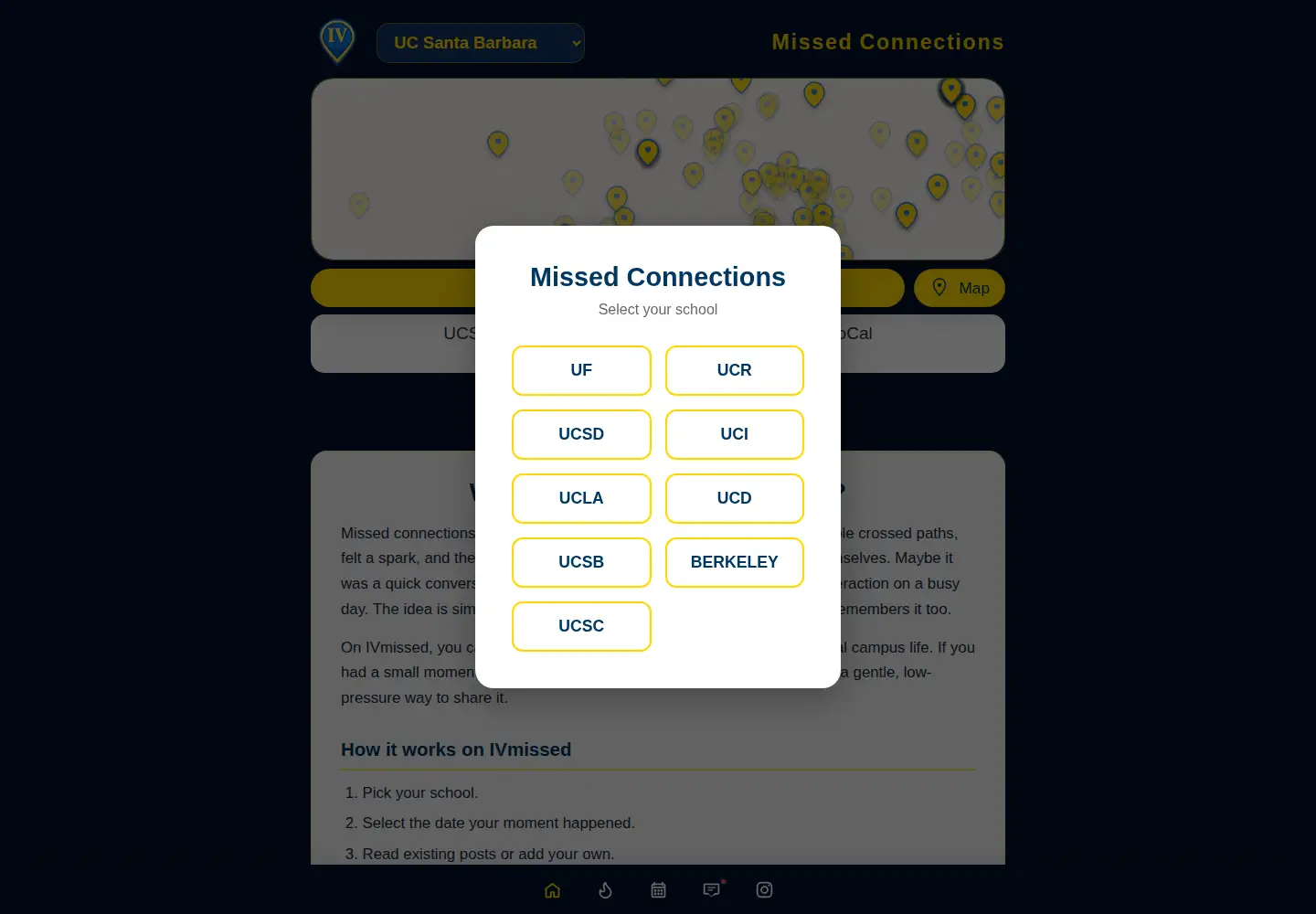 Captured homepage of ivmissed.com in the current scan