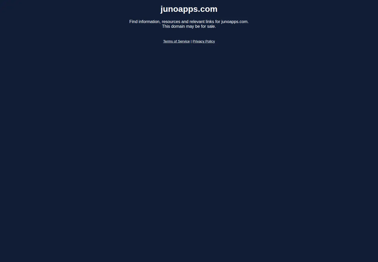 Screenshot of junoapps.com
