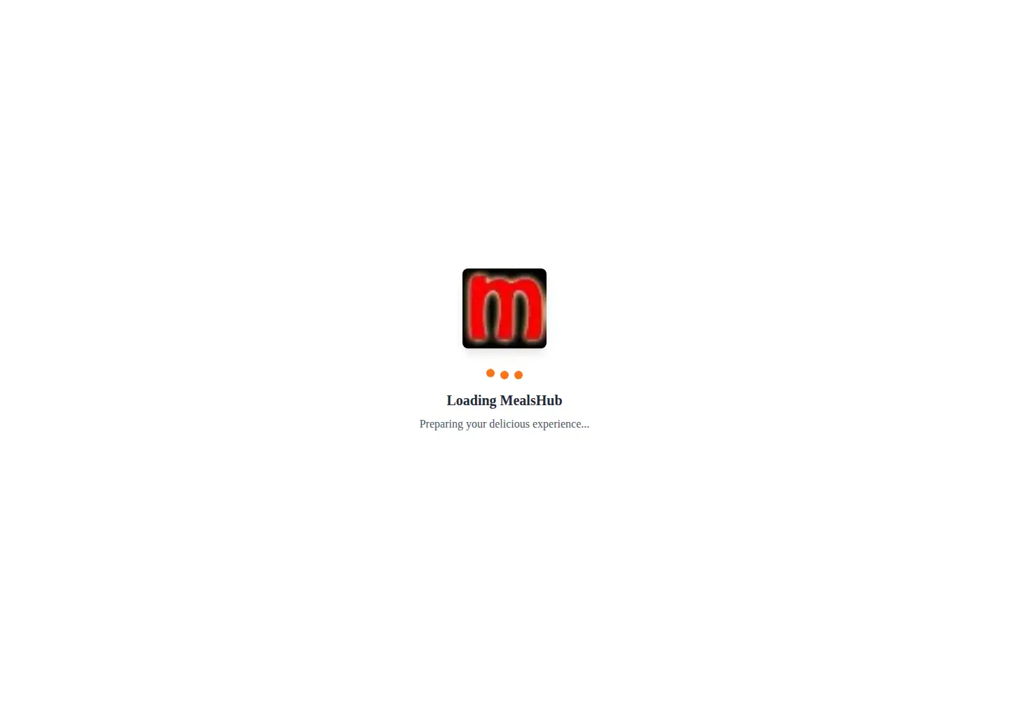 Screenshot of mealshub.com