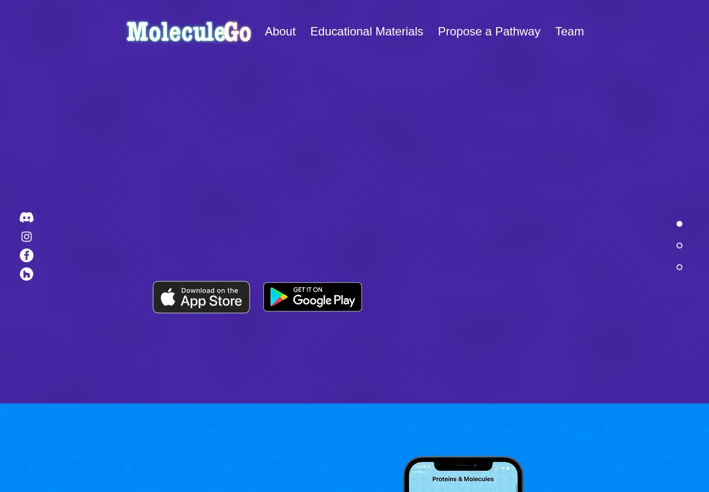 Screenshot of moleculego.com