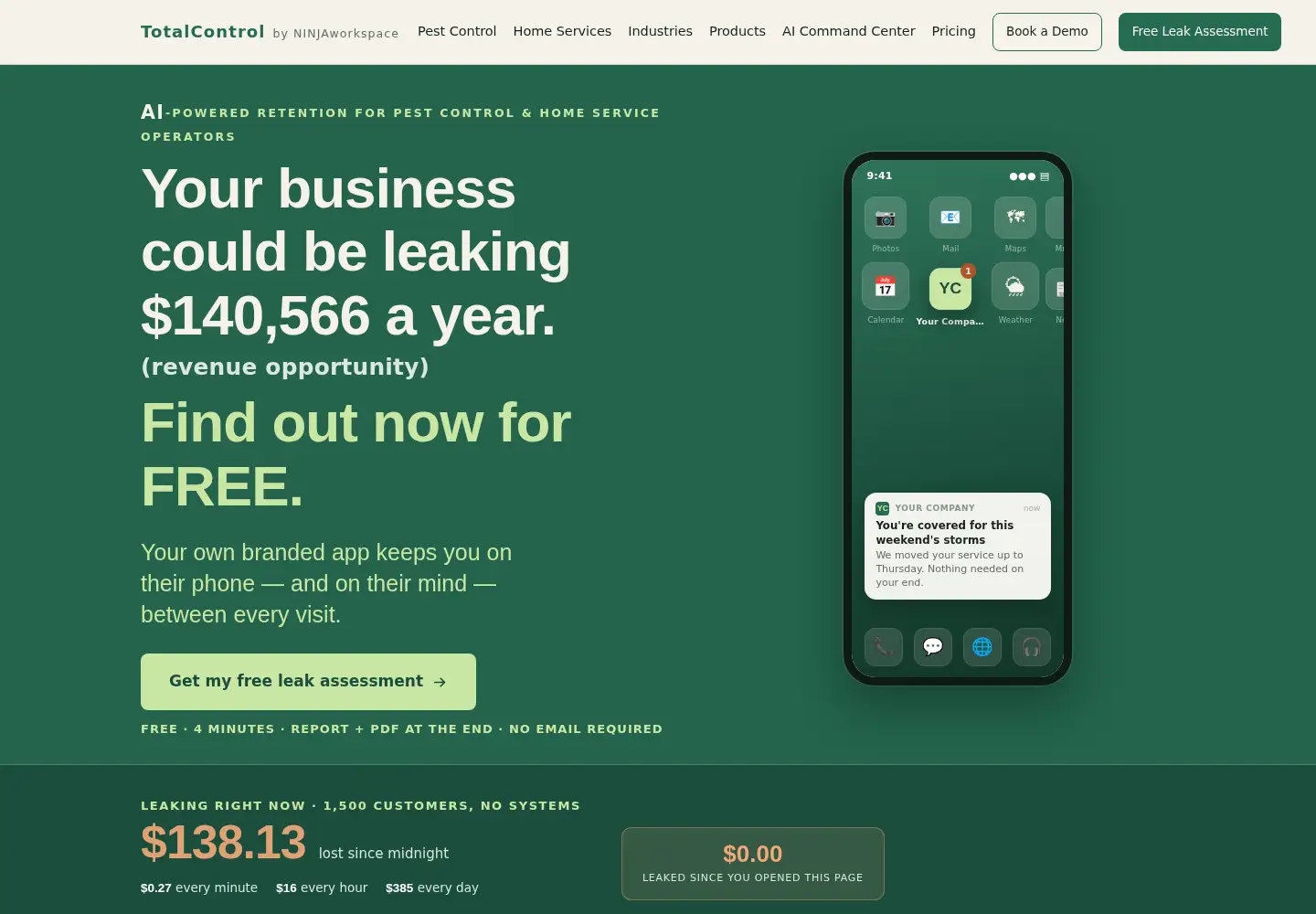 Screenshot of ninjaworkspace.com