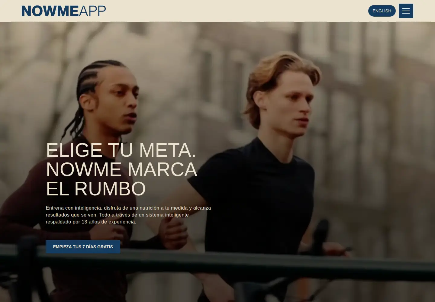 Captured homepage of nowmeapp.com in the current scan