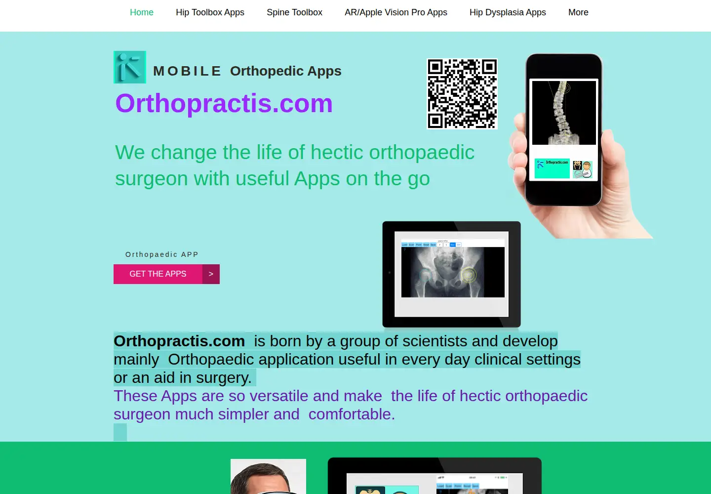 Screenshot of orthopractis.com