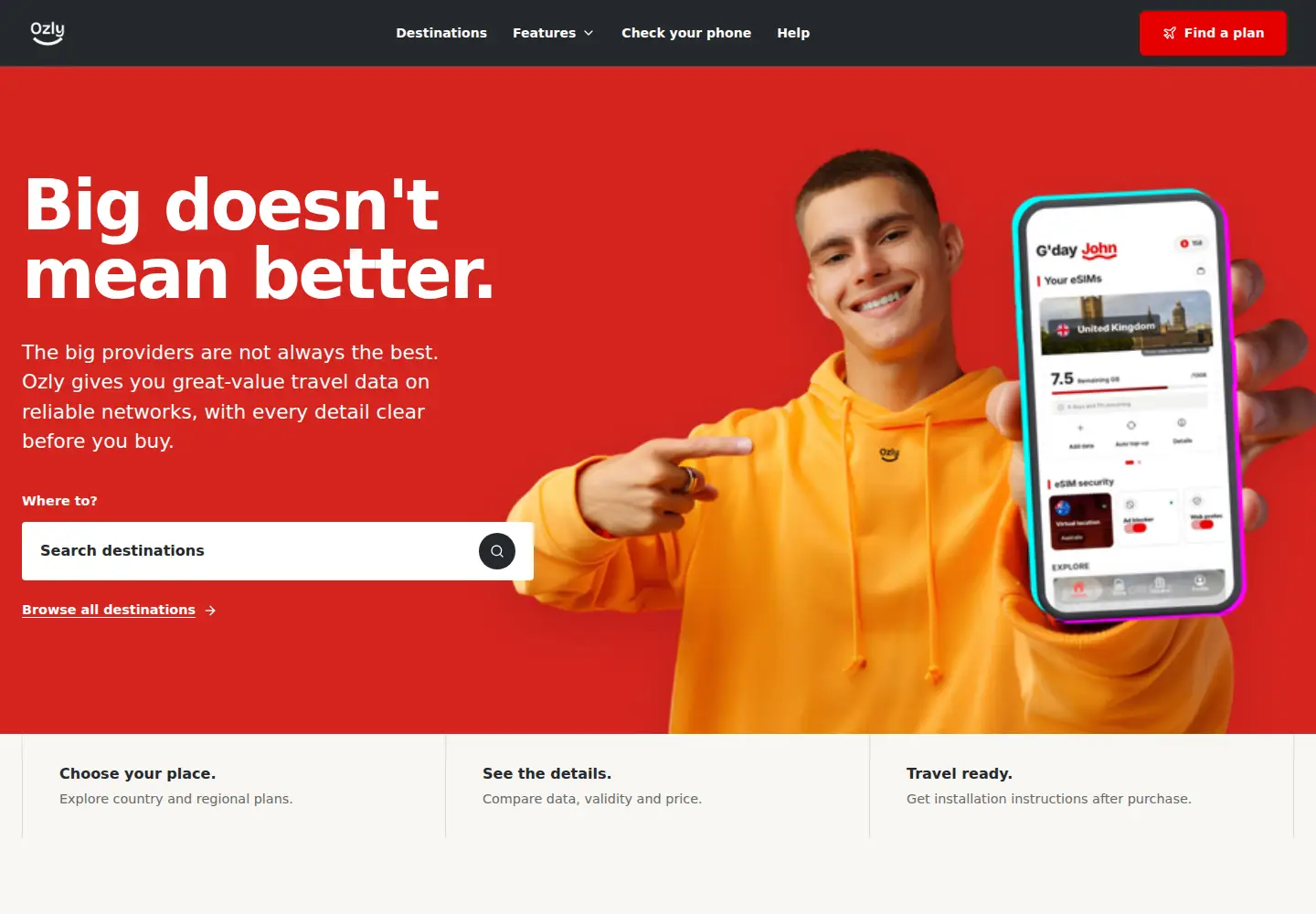 Screenshot of ozlyesim.com