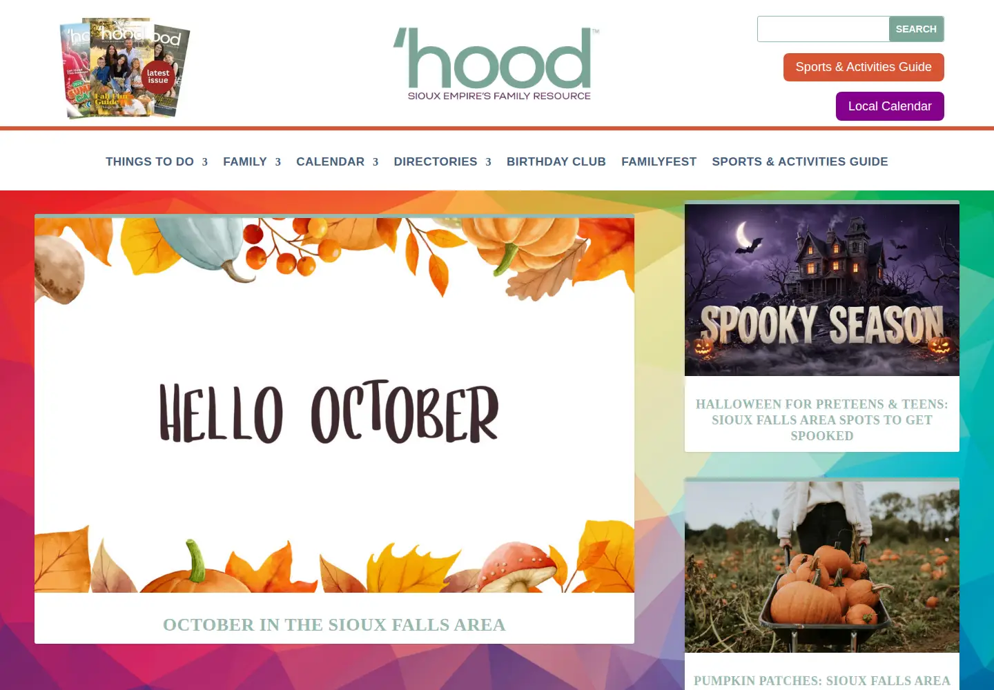 Screenshot of thehoodmagazine.com