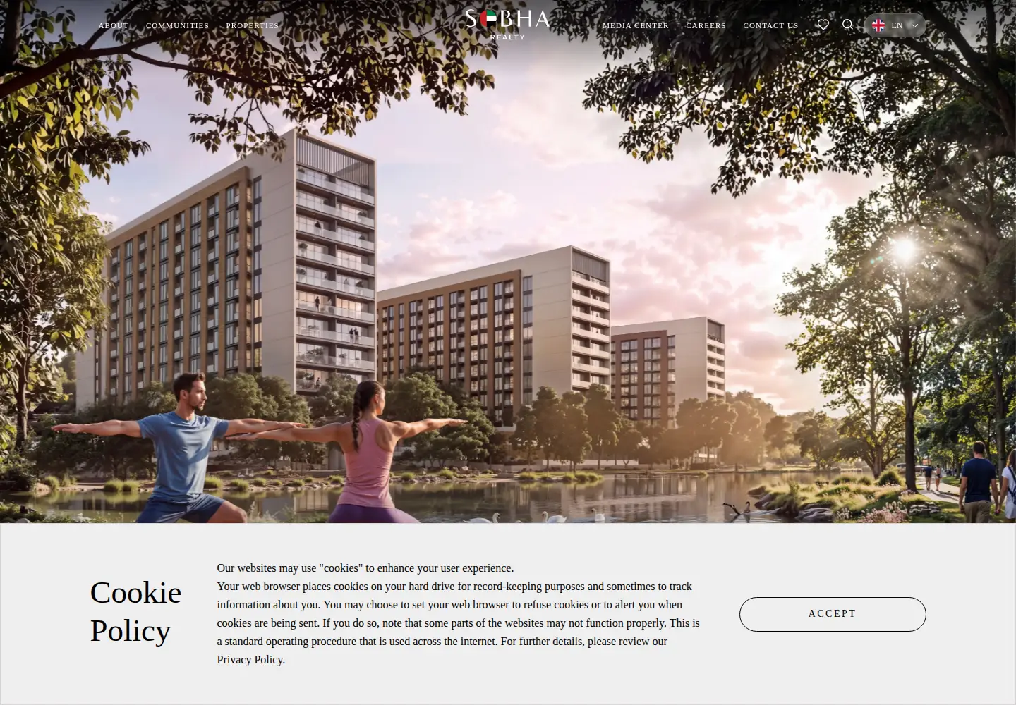 Screenshot of sobharealty.com