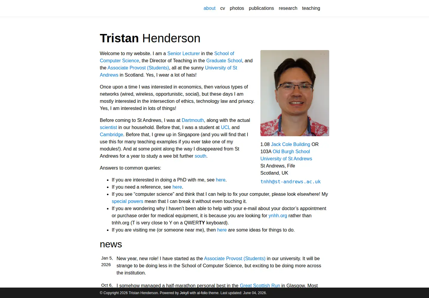 Captured homepage of tnhh.org in the current scan