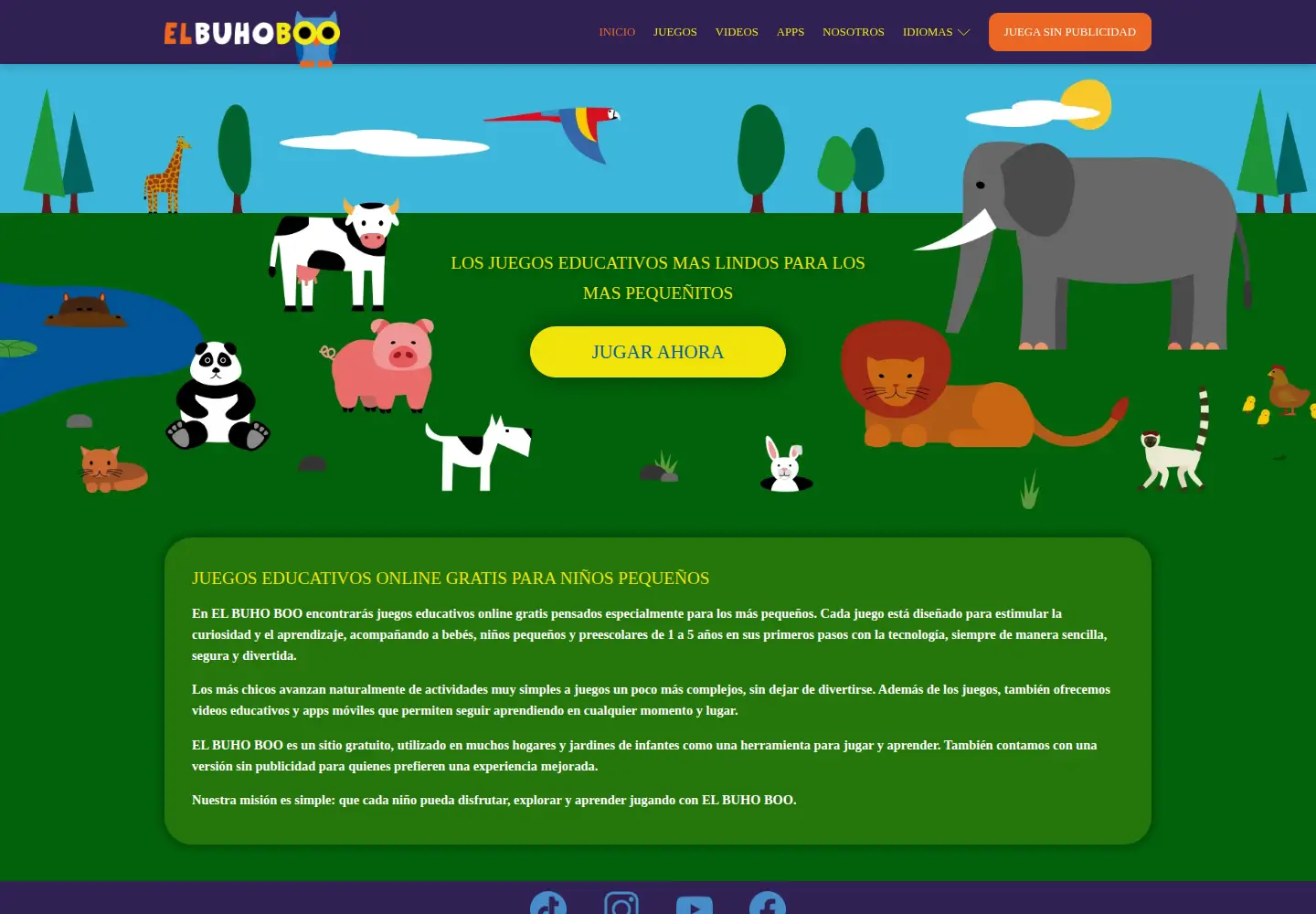 Captured homepage of elbuhoboo.com in the current scan