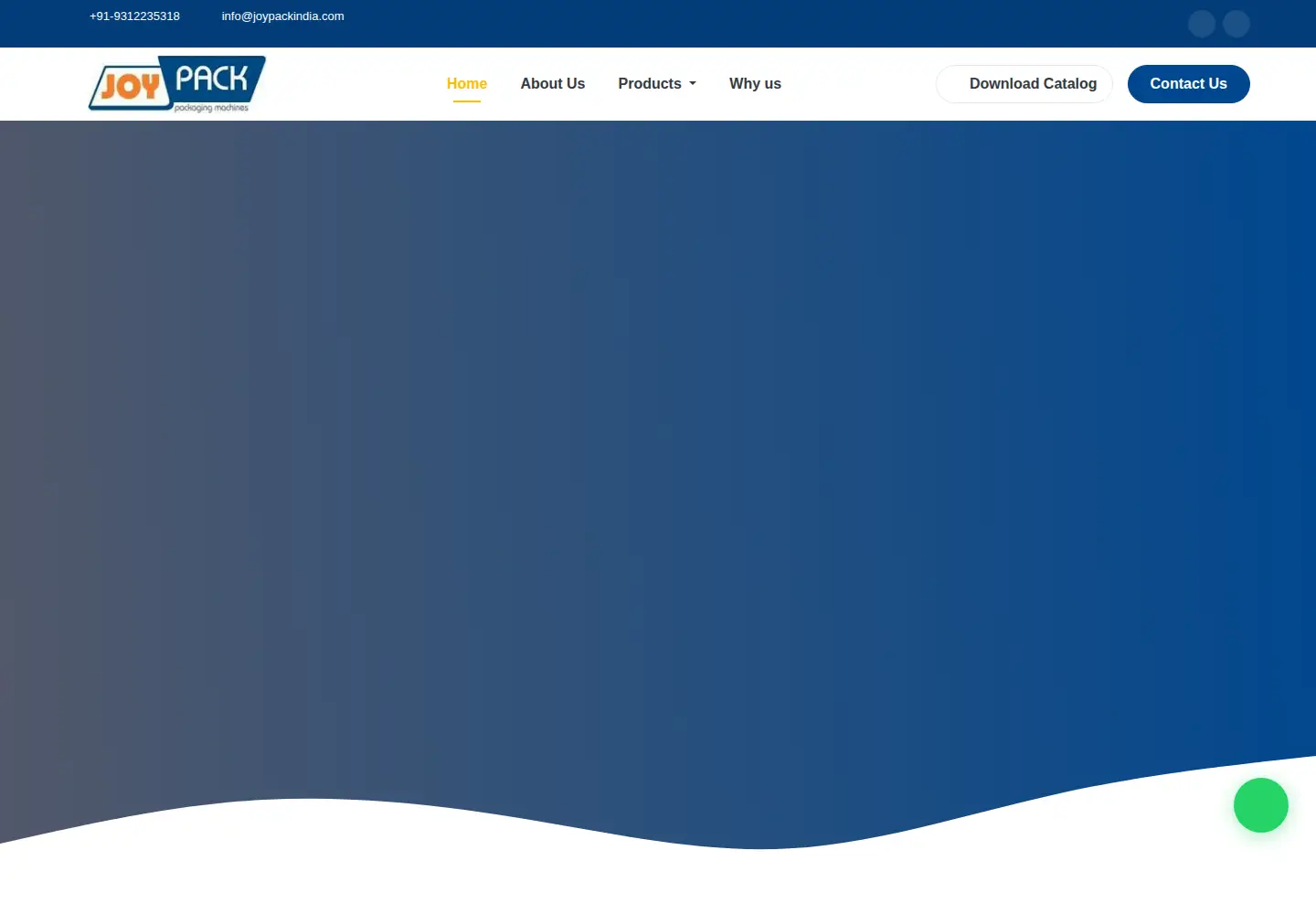 Screenshot of joypackindia.com