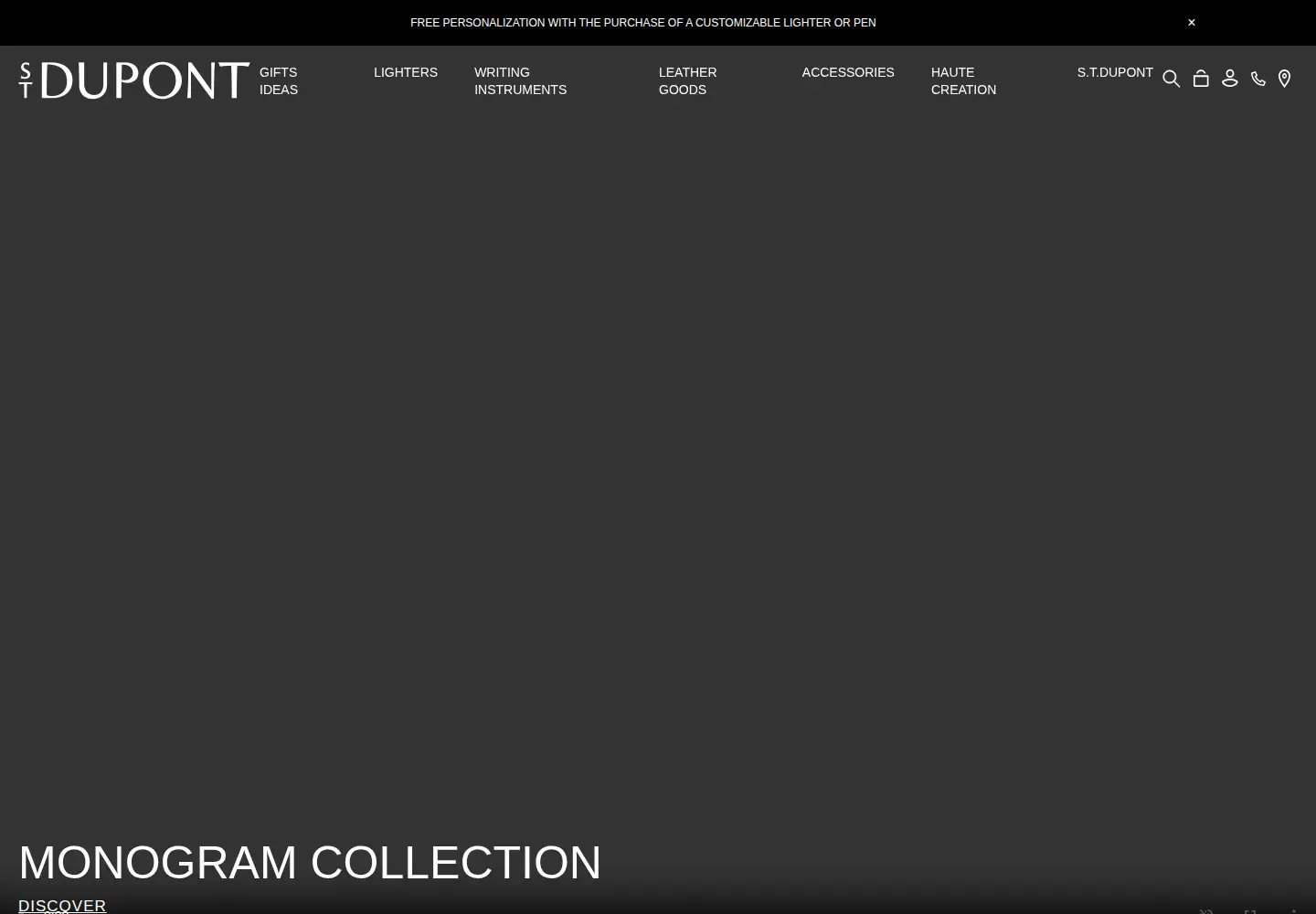 Screenshot of st-dupont.com
