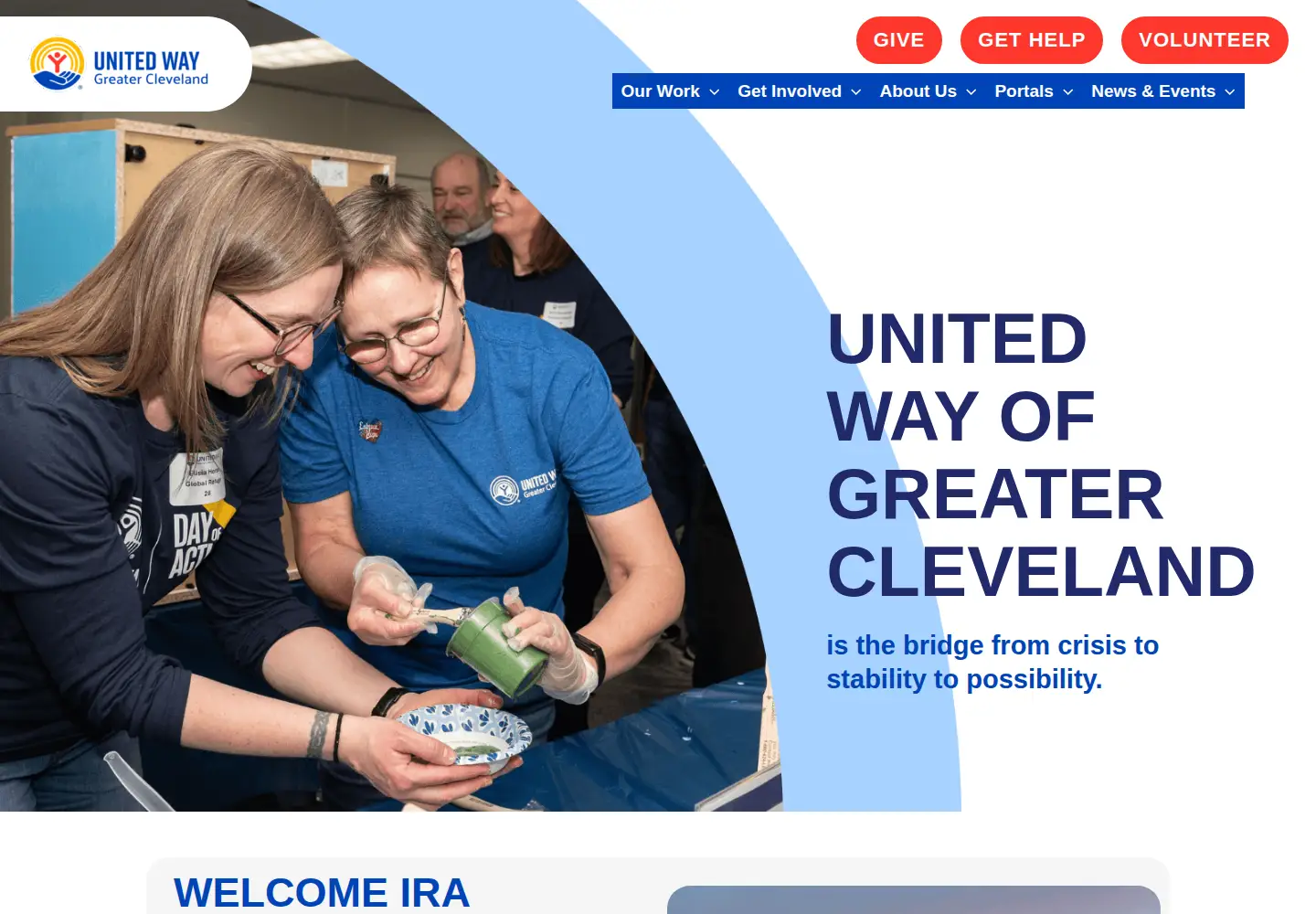 Screenshot of unitedwaycleveland.org