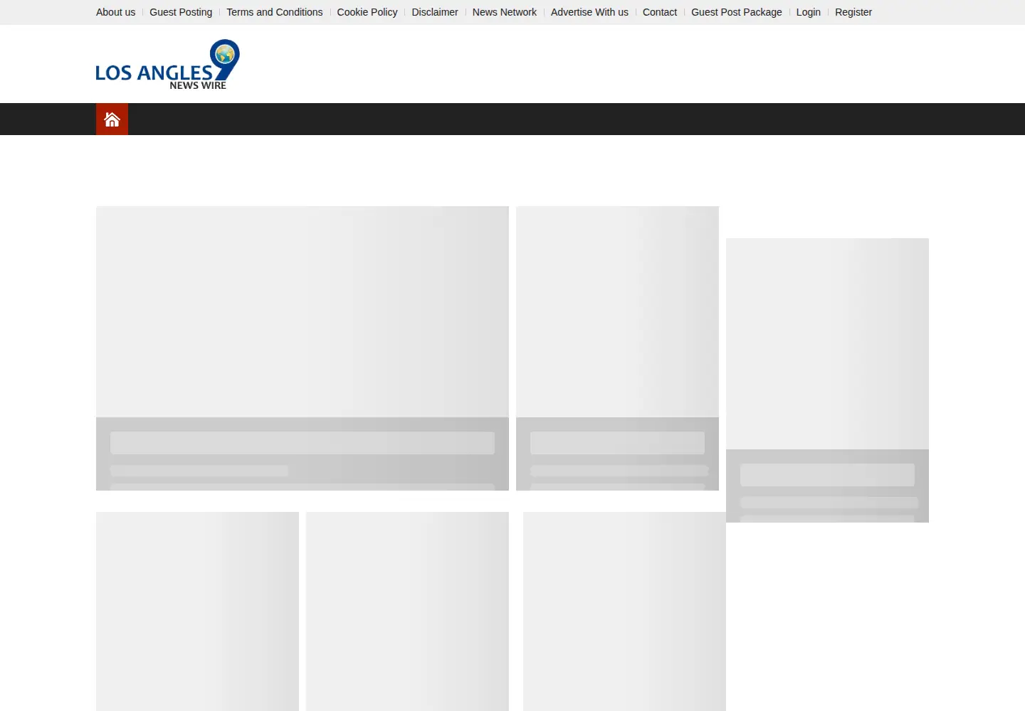Screenshot of losanglesnewswire.com