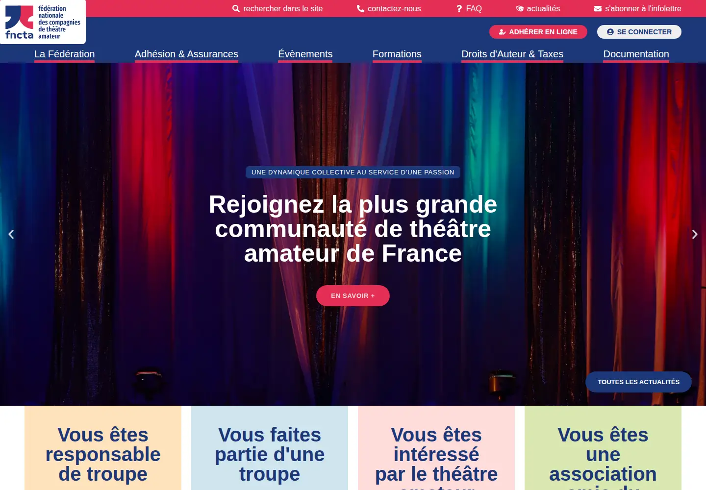 Screenshot of fncta.fr