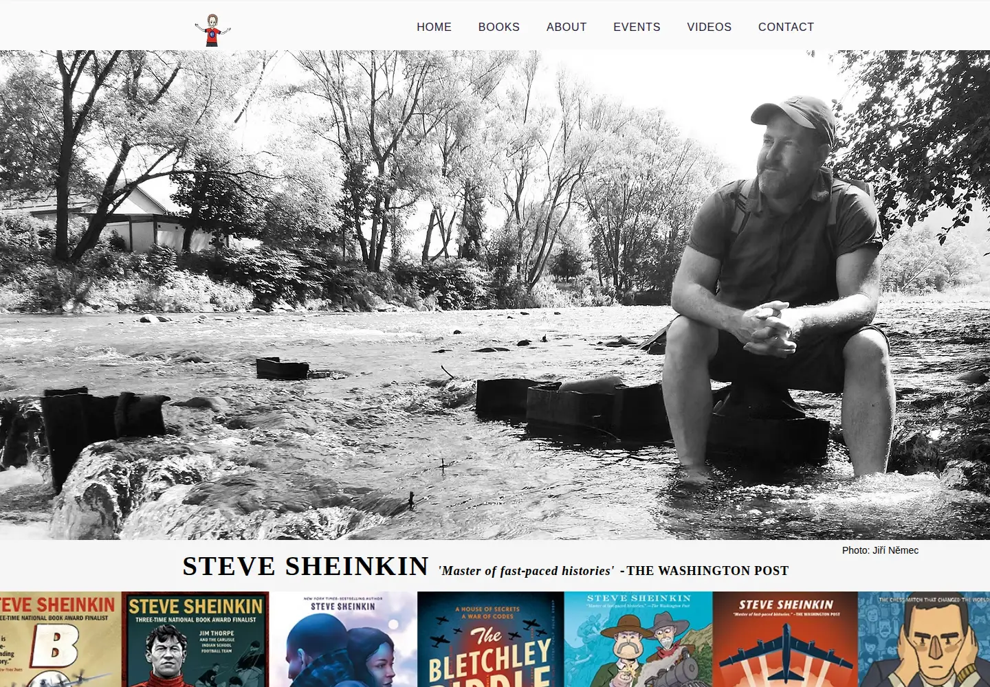 Screenshot of stevesheinkin.com