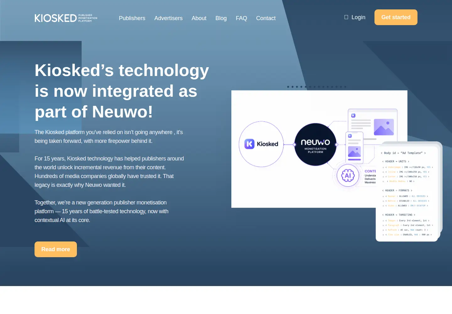 Screenshot of kiosked.com