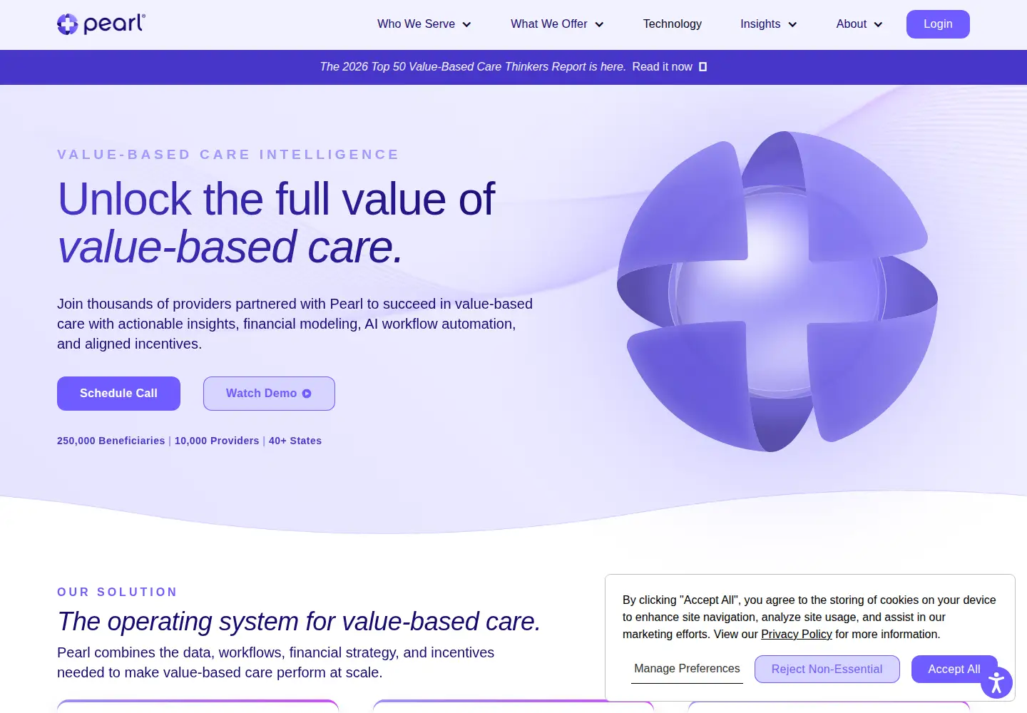 Screenshot of pearlhealth.com