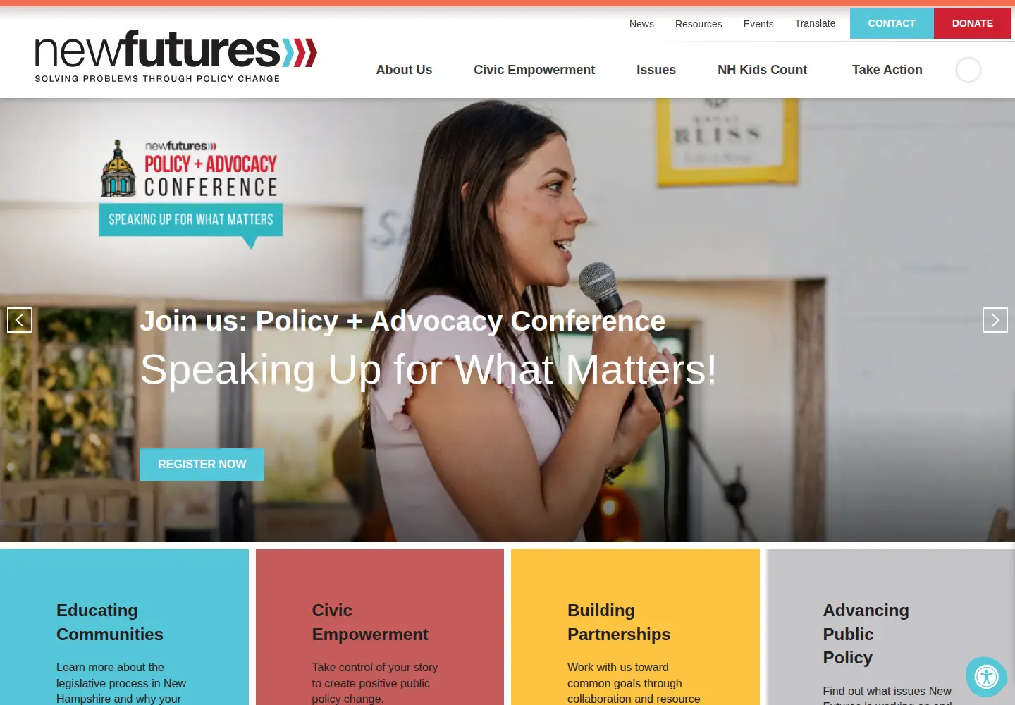 Screenshot of new-futures.org