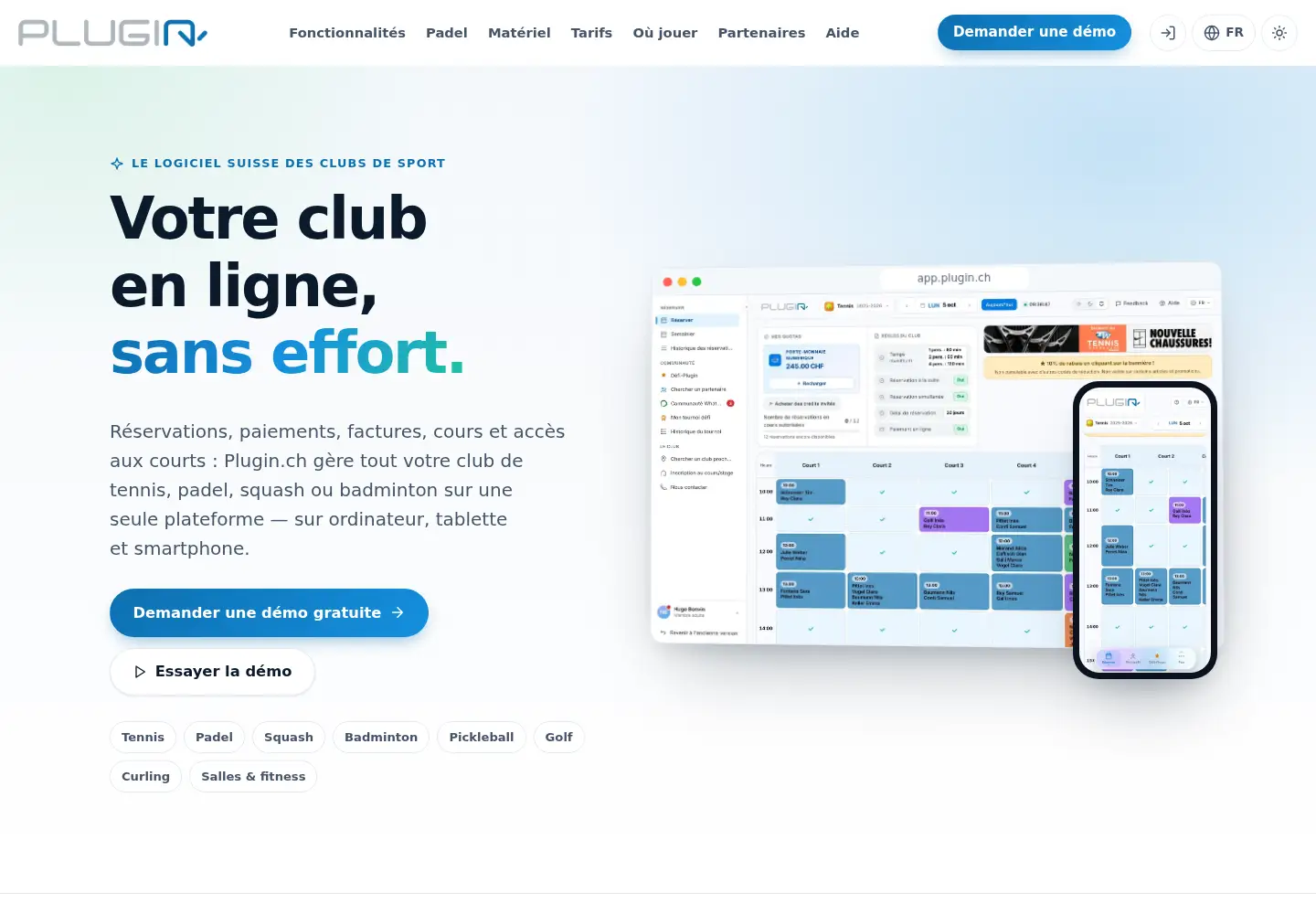 Screenshot of plugin.ch