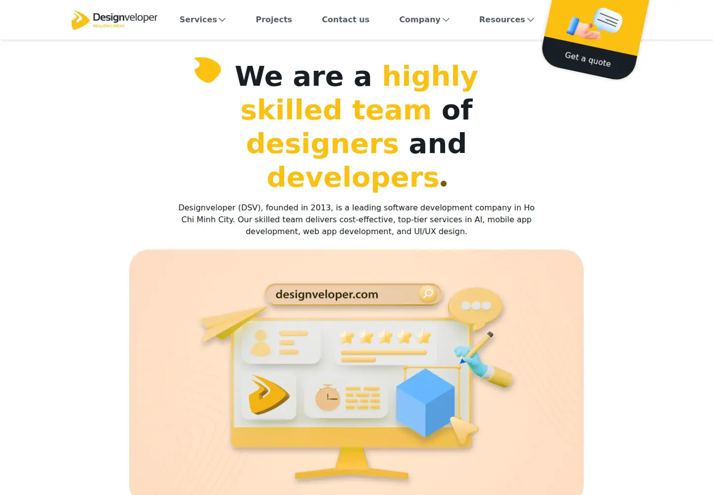 Screenshot of designveloper.com