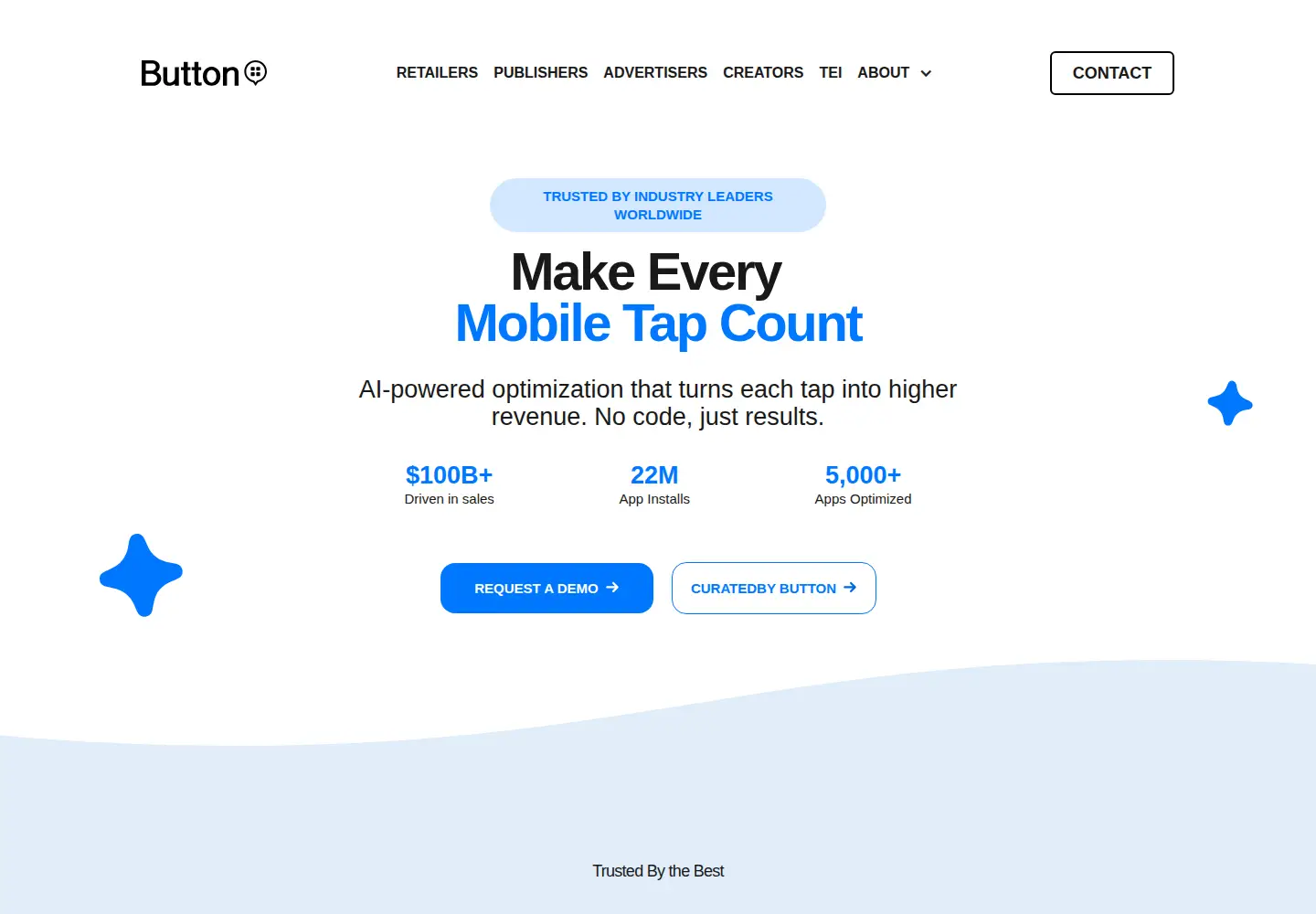 Screenshot of usebutton.com
