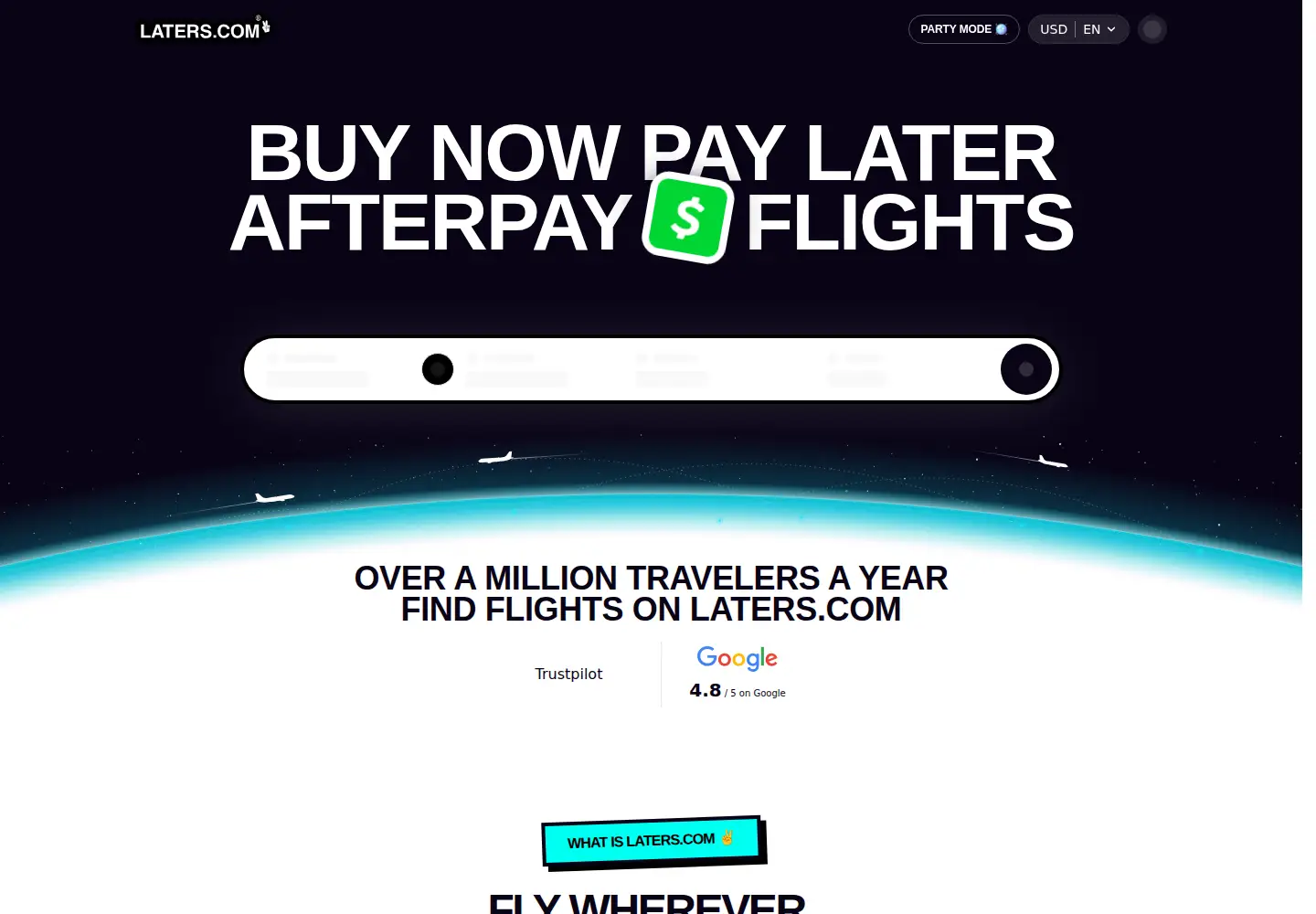 Screenshot of laters.com