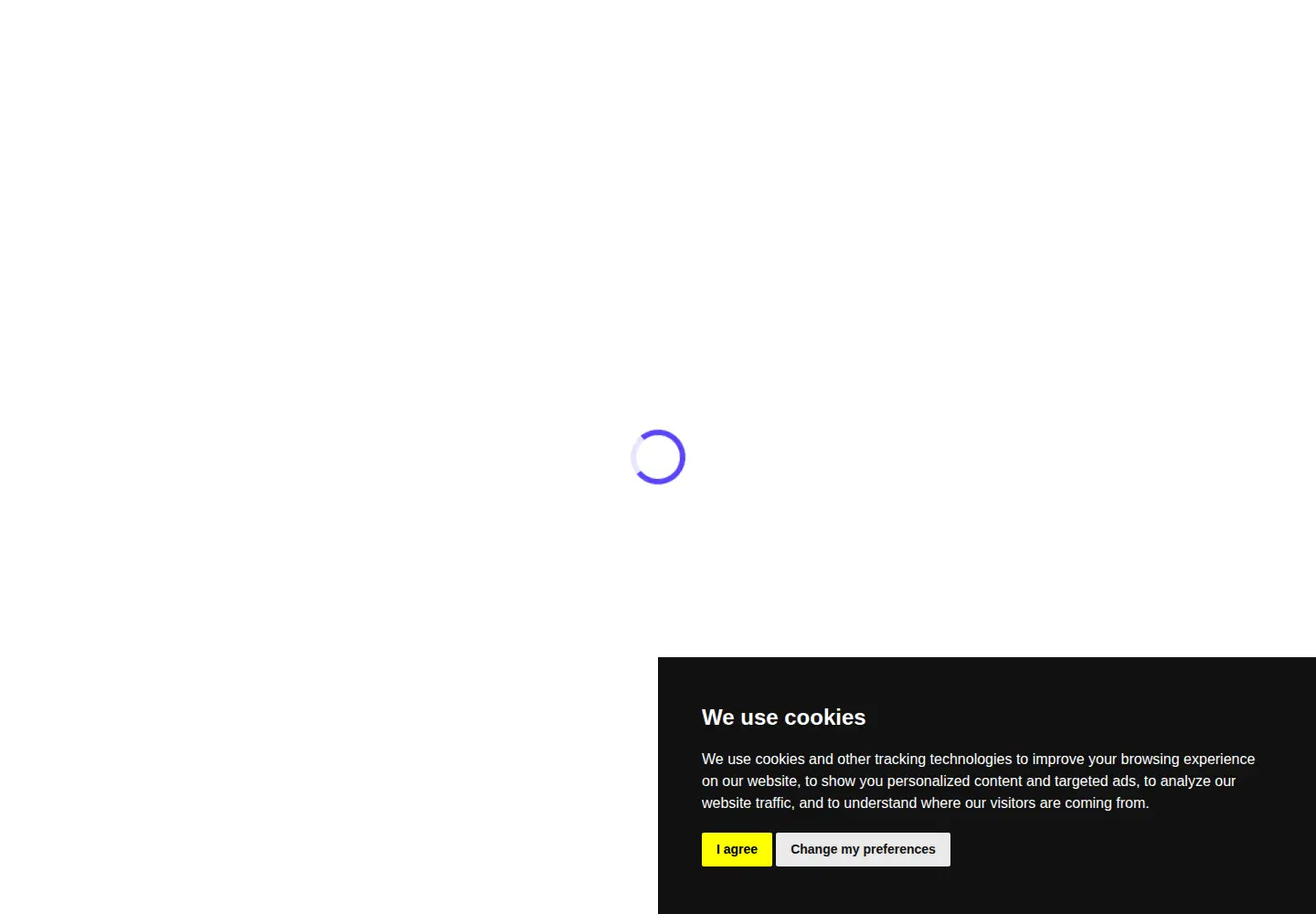 Captured homepage of freedirector.io in the current scan