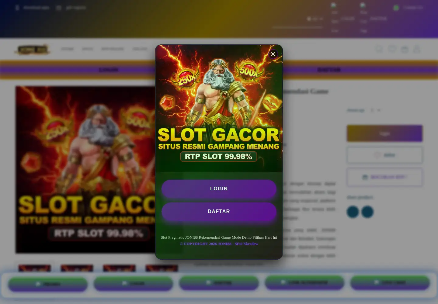 Screenshot of funfooter.com
