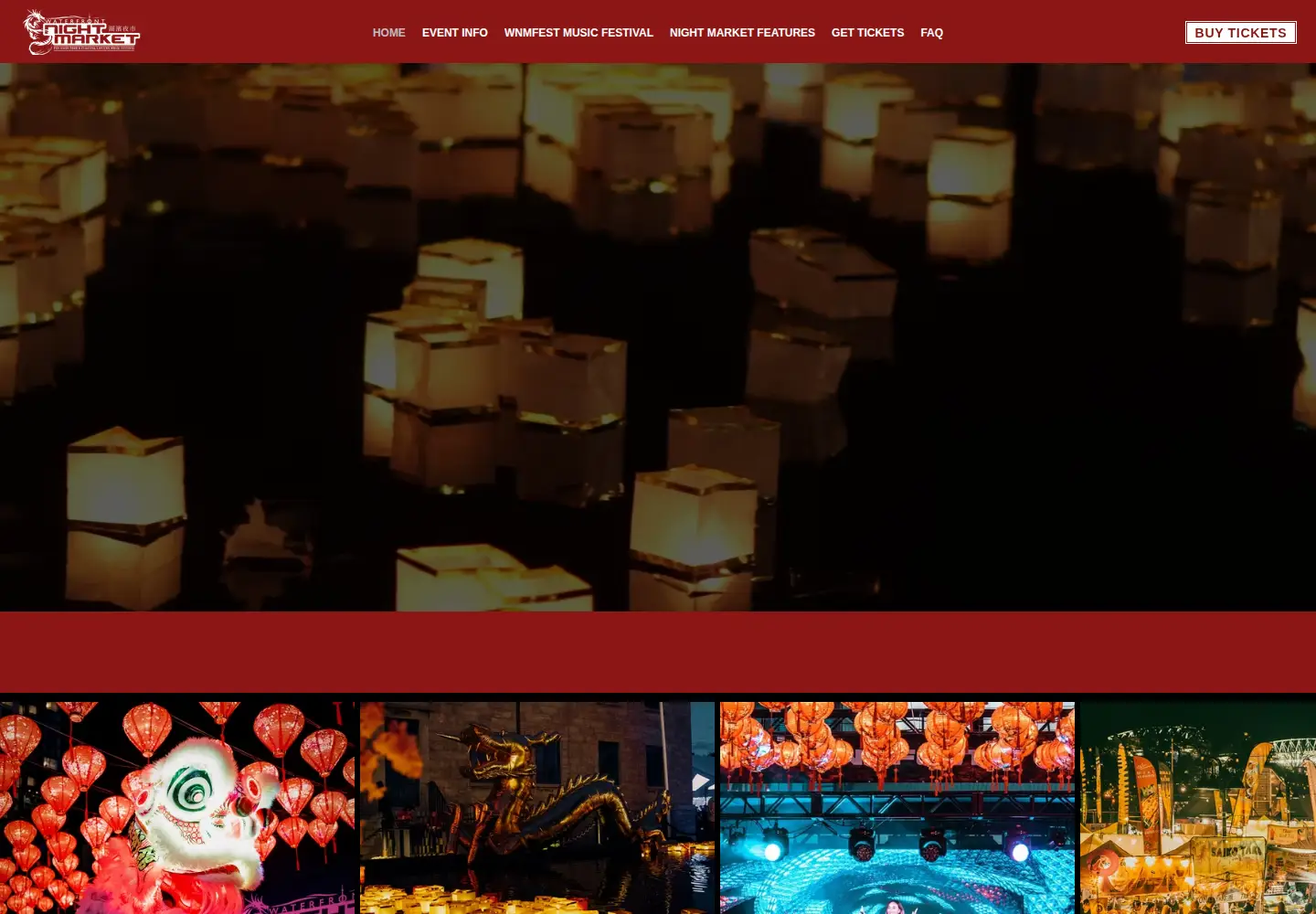 Screenshot of waterfrontnightmarket.com