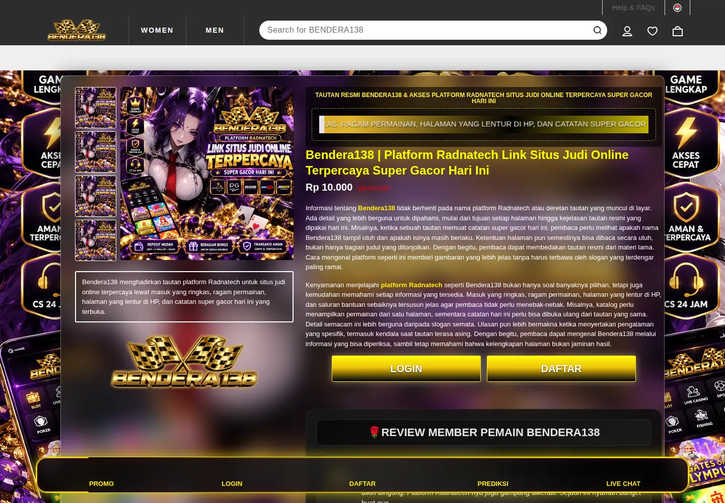 Screenshot of radnatech.com