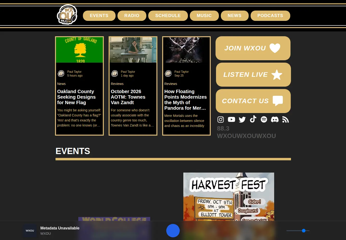 Screenshot of wxou.org