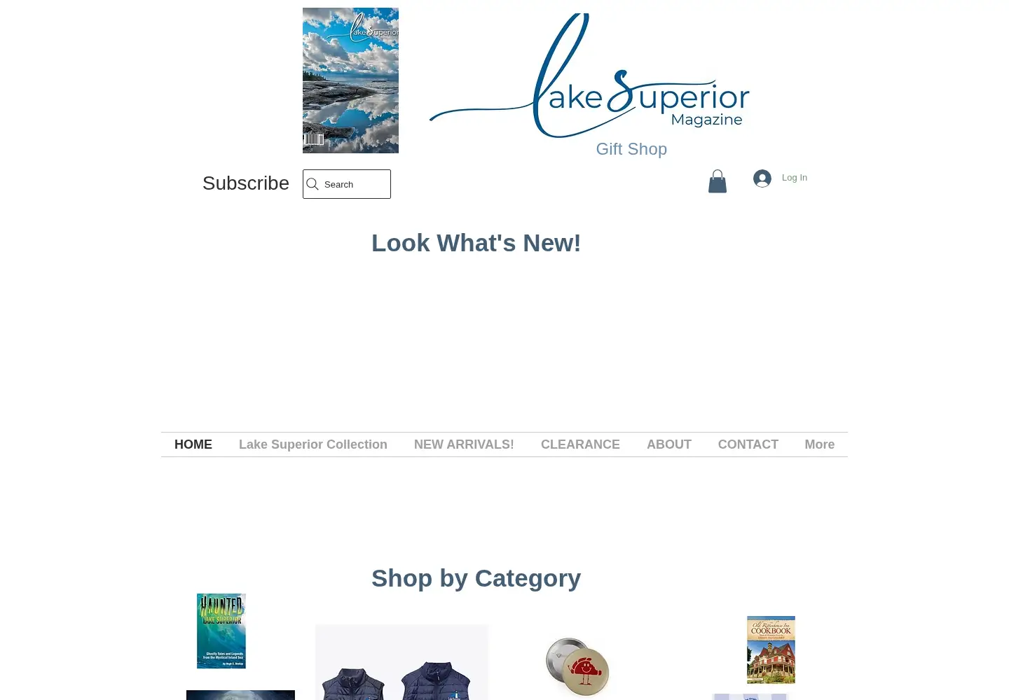 Screenshot of lakesuperiormagazine.com