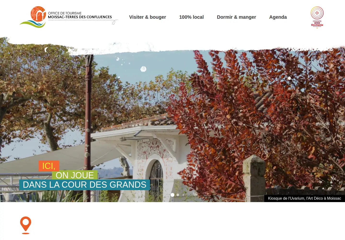 Screenshot of tourisme-moissac-terresdesconfluences.fr
