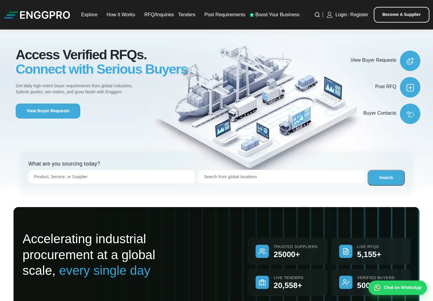 Screenshot of enggpro.com