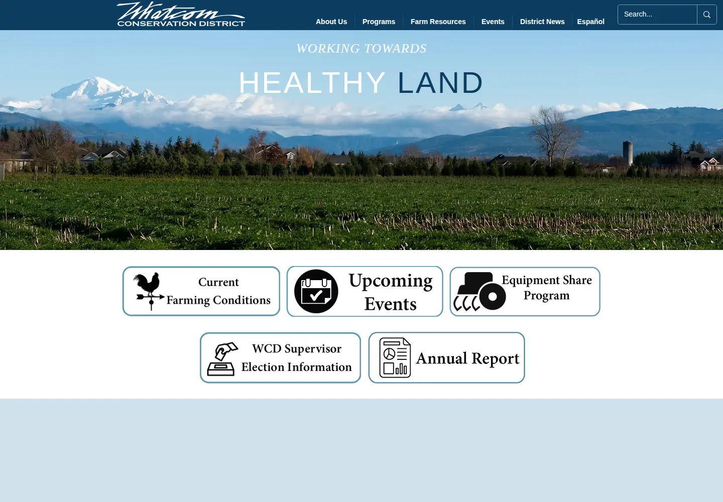 Screenshot of whatcomcd.org