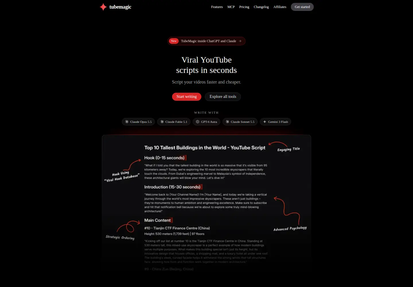 Screenshot of tubemagic.com