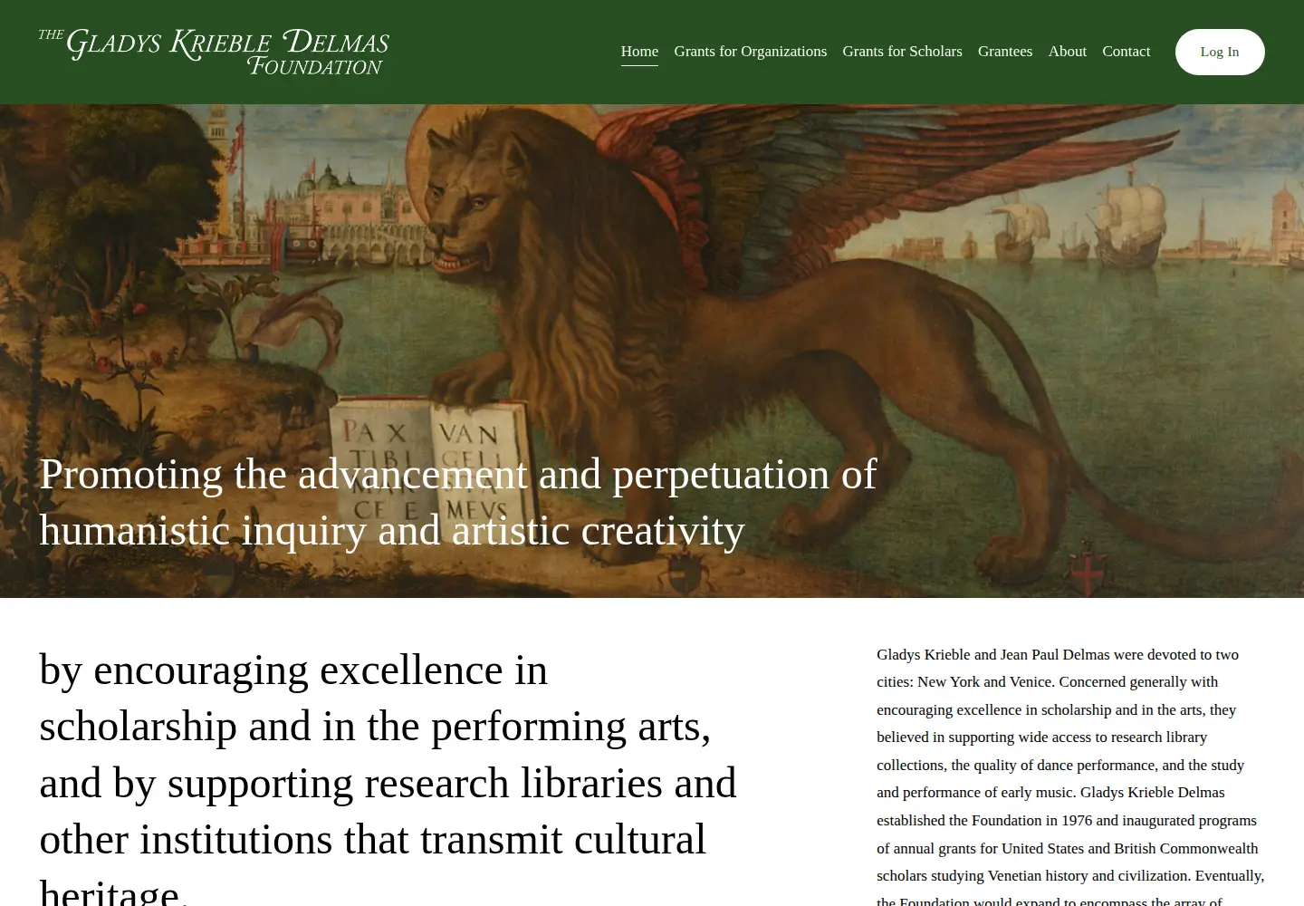 Screenshot of delmas.org