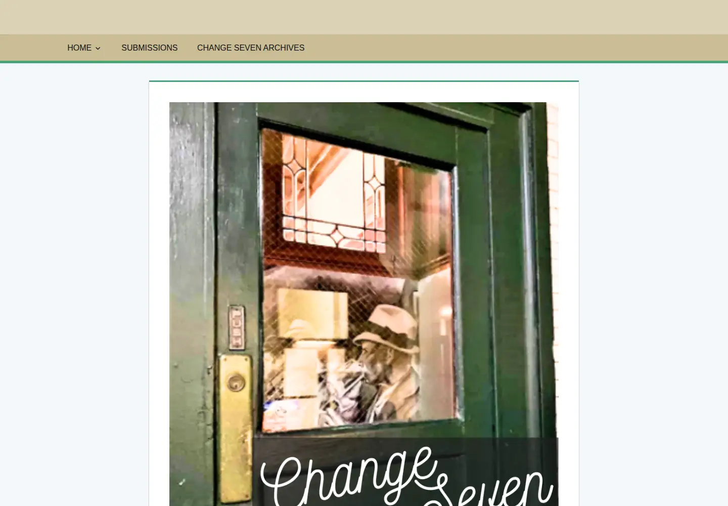 Screenshot of changesevenmag.com