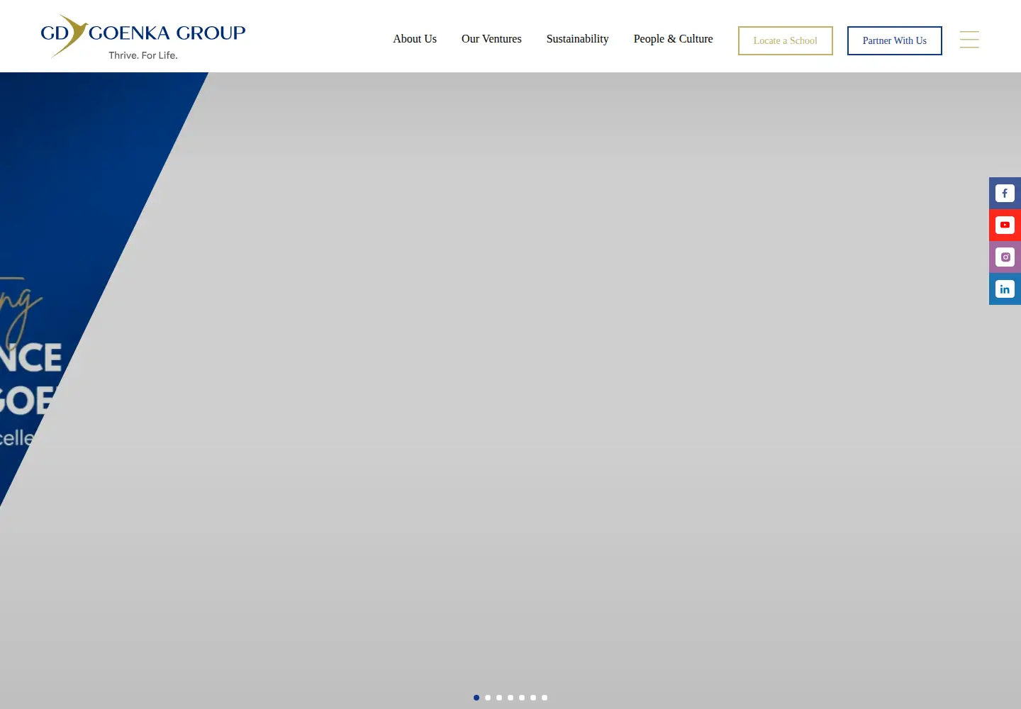 Captured homepage of gdgoenka.com in the current scan