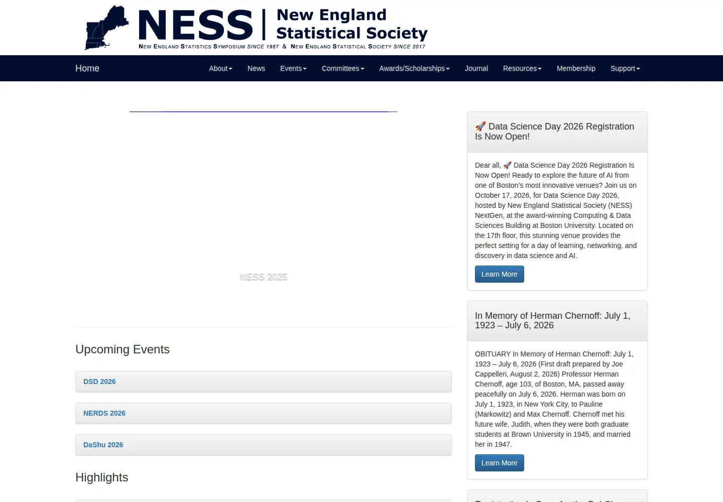 Captured homepage of nestat.org in the current scan
