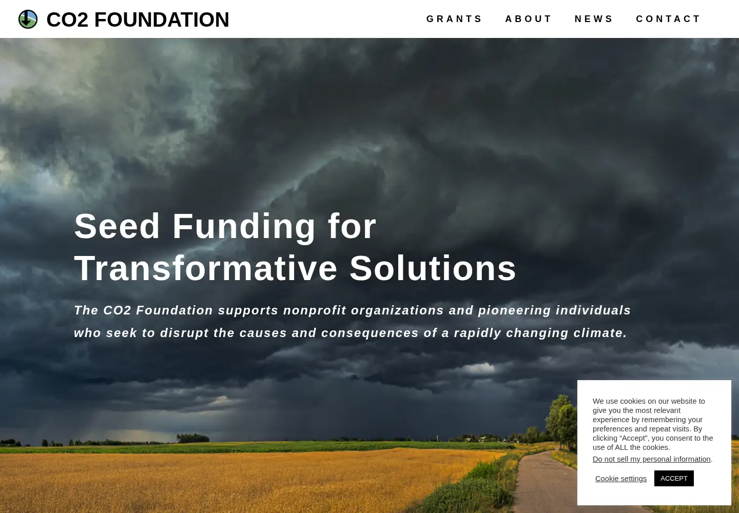 Screenshot of co2foundation.org