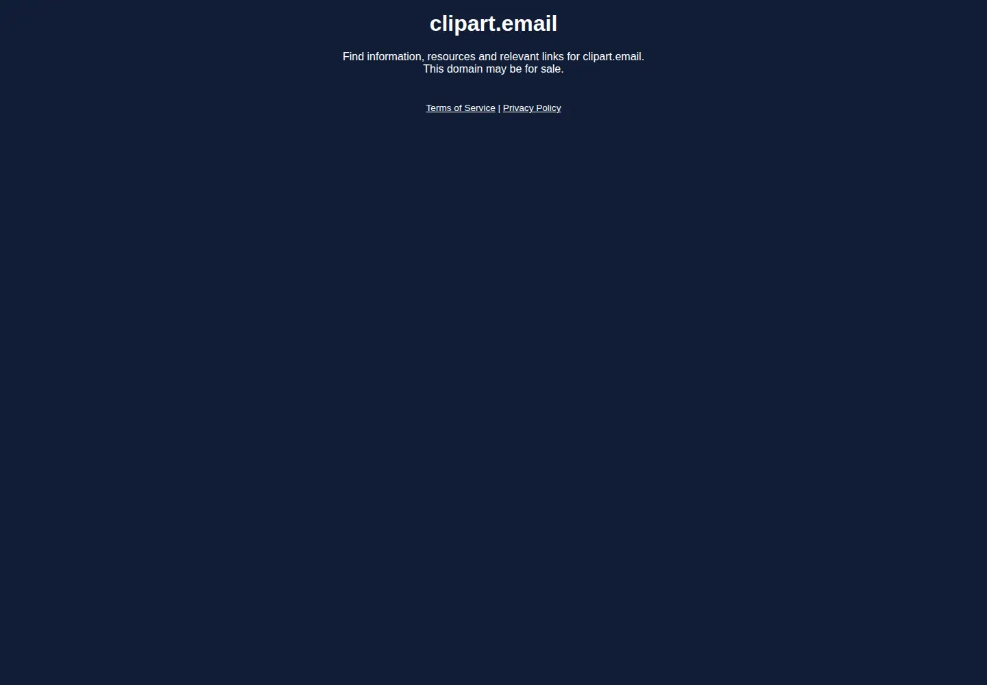 Captured homepage of clipart.email in the current scan