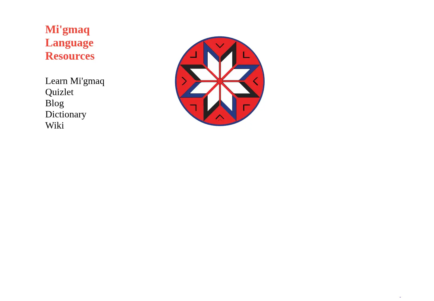 Screenshot of migmaq.org
